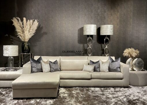 Bank Boston OTLCH/2P velvet beige (Quartz 903) / lounge links