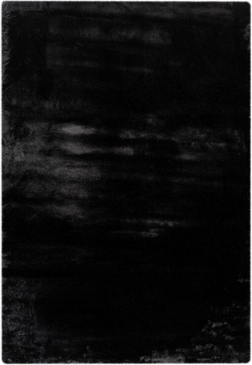 Hoogpolig vloerkleed Fluffy zwart (25) 160×230 cm