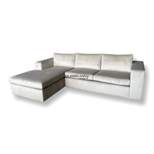 Bank Sanos OTLCH/2P velvet beige (Quartz 903) lounge links
