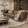 Lederlook bankje van Dubbelman Design