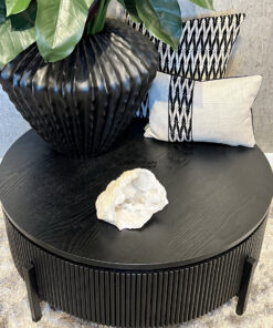 Alternative view of Salontafel Woodville black oak/zwart