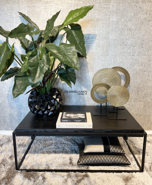 Salontafel Lamar black oak / zwart
