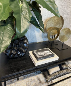 Alternative view of Salontafel Lamar black oak / zwart