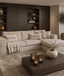 Luxe zitbank Sanos van Dubbelman Design met een eigentijds design