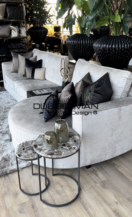 Bank Lavie 2,5P/OT CIR Chenille beige (perfect harmony 4) / Lounge rechts