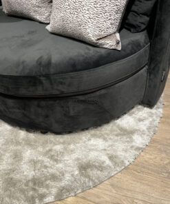 Alternative view of Luxury rond vloerkleed ivoor wit 160 cm