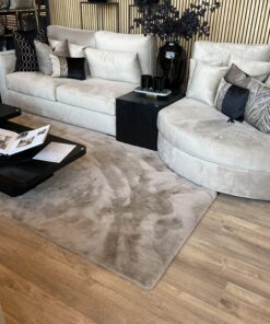 Alternative view of Hoogpolig vloerkleed Fluffy taupe (13) 160×230 cm