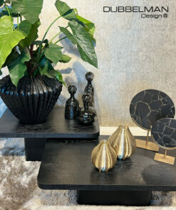 Alternative view of Salontafel Belmont black oak 90x55x40 cm / T21-0108