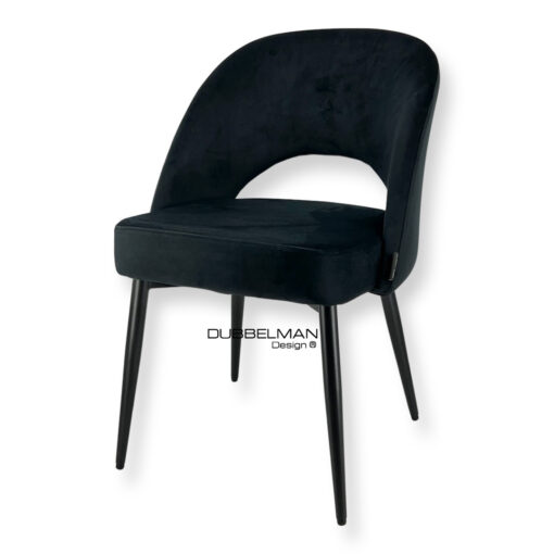 eetkamerstoel-eetstoel-stoel-eettafelstoel-hotelchic-metalen-poot-voorraad-zwart-velvet