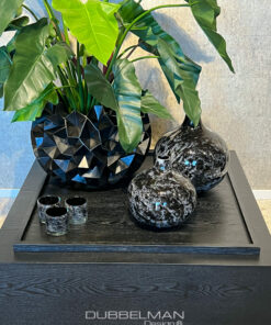 Alternative view of Travon salontafel black oak 100x100x41 cm / T22-1006