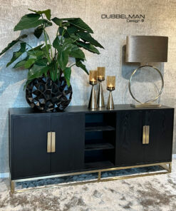 dressoir-zwart-eiken-champagne-goud-hotelchique-hotel-chique-erickusterstijl