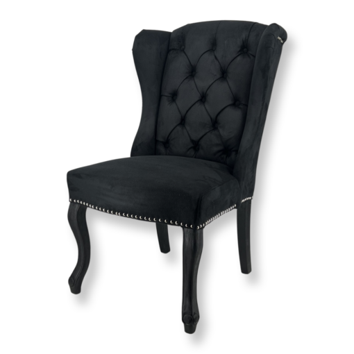 wing-chair-eetkamerstoel-suede-wingchair-zwart-zilveren-studs