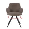 eetkamerstoel-stoel-boucle-bruin-voorraad-hotelchic-hotel-chic-draaibaar-draaifunctie