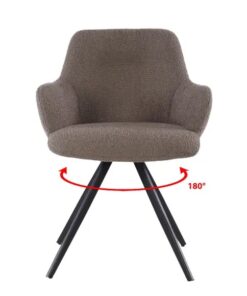 eetkamerstoel-stoel-boucle-bruin-voorraad-hotelchic-hotel-chic-draaibaar-draaifunctie