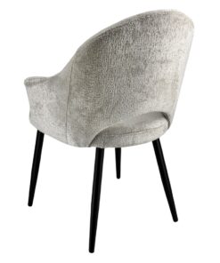 Alternative view of Eetkamerstoel Vivé Chenille white (Bergen 806)