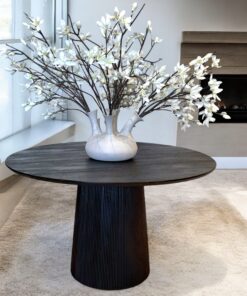 eettafel-tafel-hout-rond-mango-zwart-hotelchic-hotel-chic-130-cm