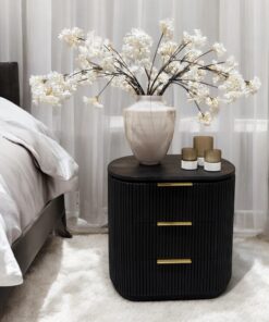 kastje-nachtkastje-lades-zwart-mango-hout-ribbel