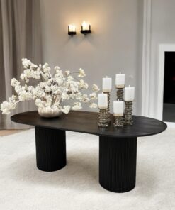 eettafel-deens-ovaal-mango-zwart-ronde-poot