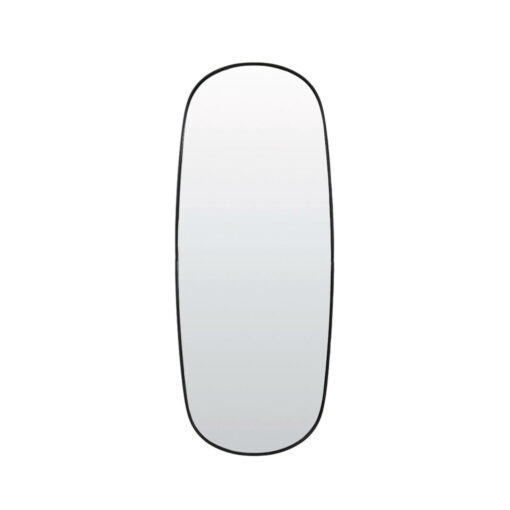 Spiegel ovaal 40x100 cm (smoke glas)