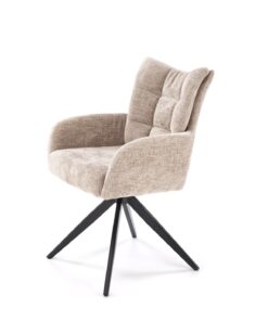 Alternative view of Armleuning eetkamerstoel beige + draaifunctie / K-540
