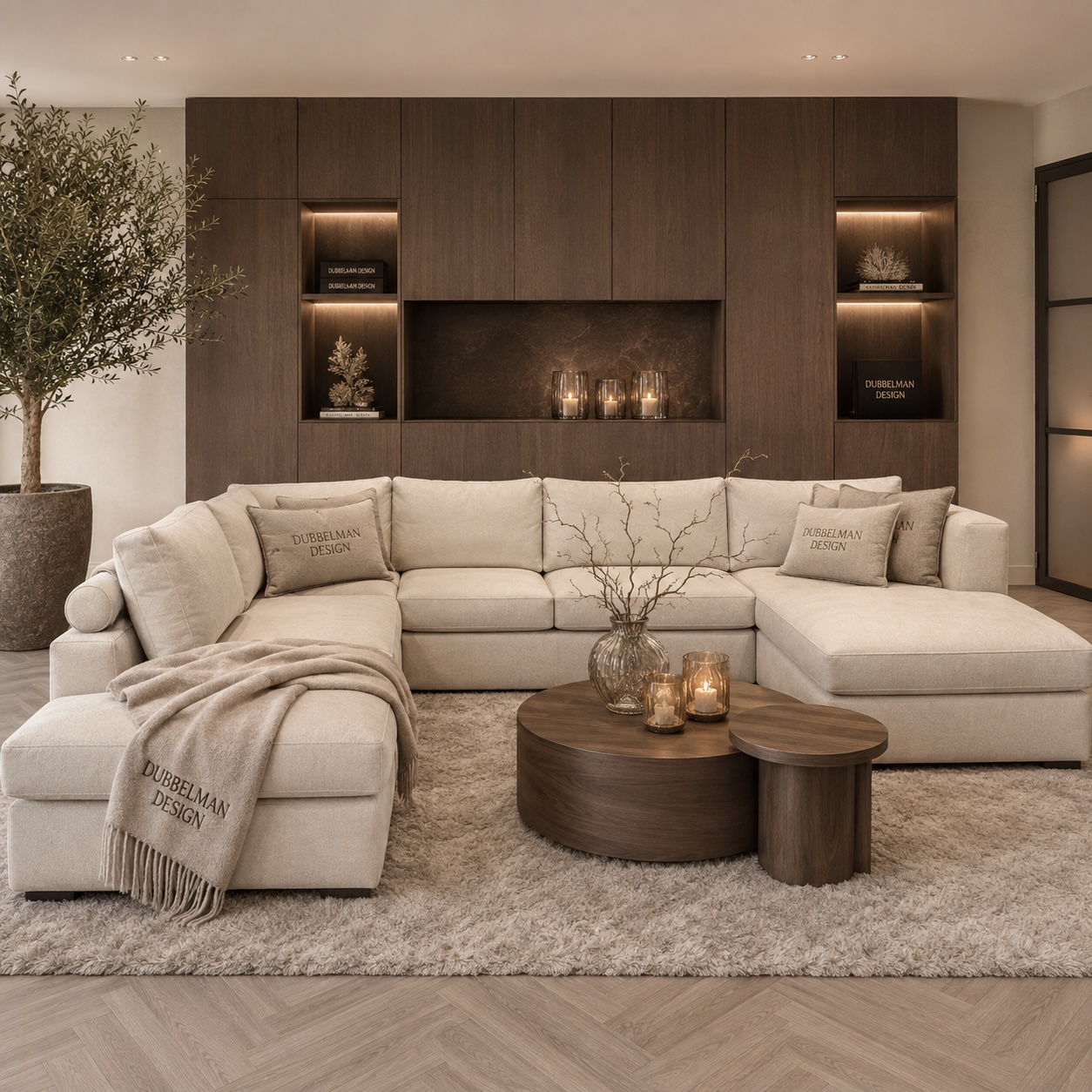 Luxe zitbank Sanos van Dubbelman Design met een eigentijds design