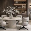 eettafel-rond-beige-eiken-hotel-chique