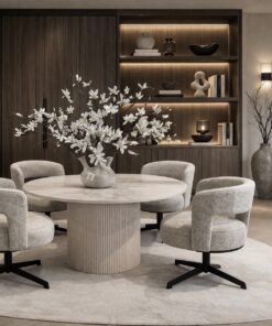 eettafel-rond-beige-eiken-hotel-chique