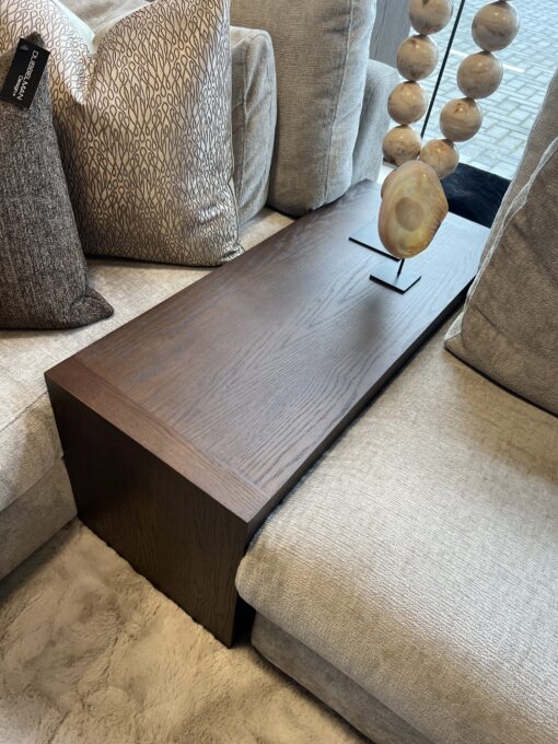 Bank tafel Aspen bruin eiken 100x40x45 cm (LxBxH)