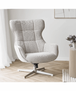 Fauteuil Turin / beige frame + draaifunctie