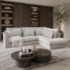 Luxe maatwerk bank Dubai van Dubbelman Design in hoogwaardige meubelstof