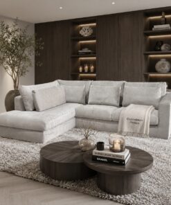 Luxe maatwerk bank Dubai van Dubbelman Design in hoogwaardige meubelstof