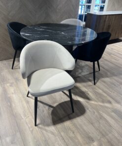 Alternative view of Set 4x Eetkamerstoel Fallon velvet