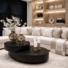 ovale-salontafel-zwart-eiken-2-lagen-hotel-chic