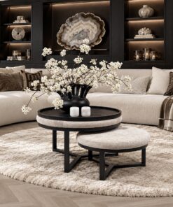 Salontafel Morgan gestoffeerd hotel chique Dubbelman Design