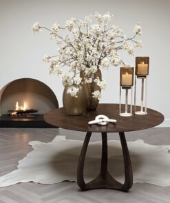 ronde-eettafel-organische-vorm-mango-bruin-hout