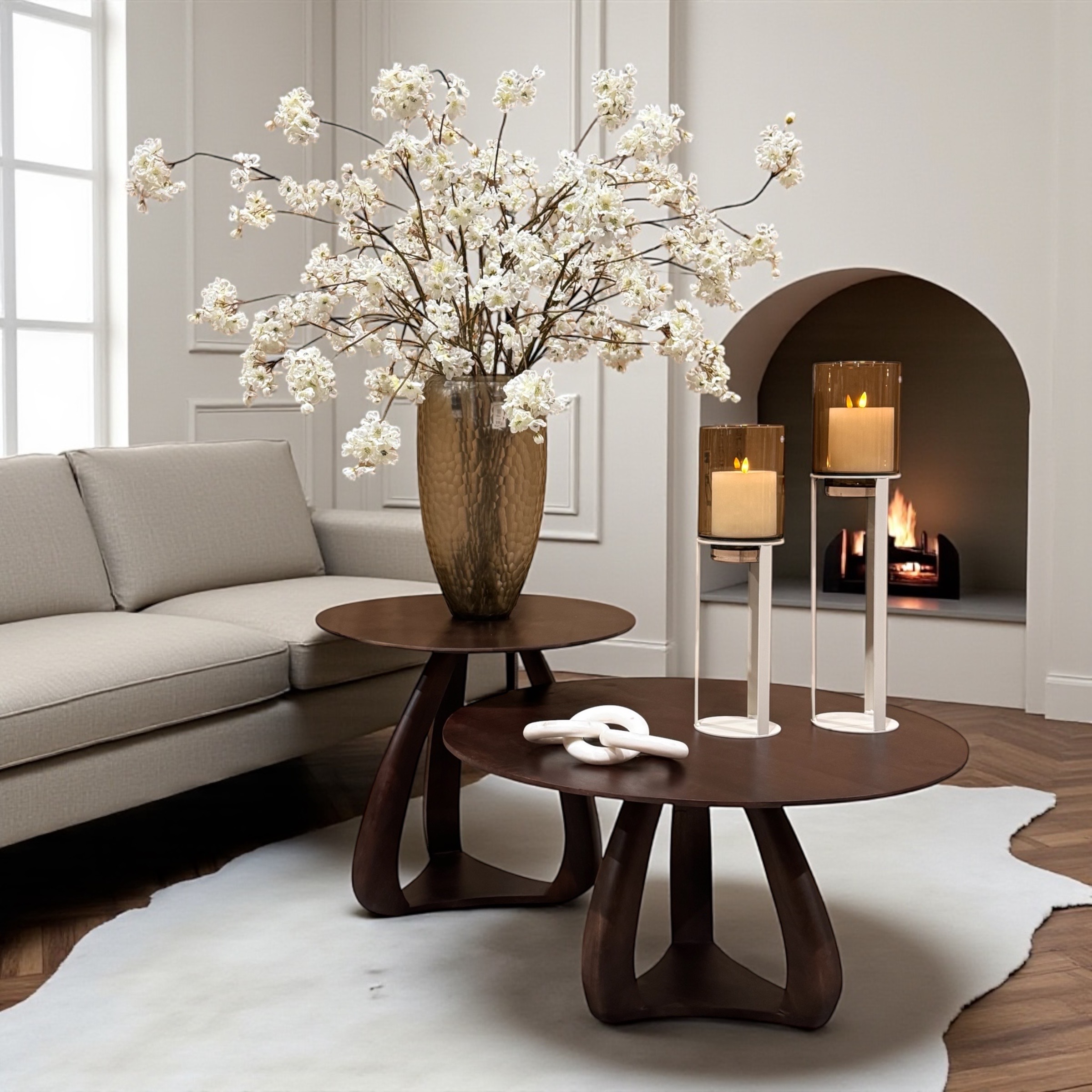 ronde-salontafel-mango-bruin-hout-set