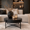 salontafel zwart eiken hotel chique Dubbelman Design