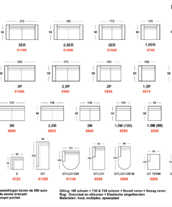 Alternative view of Bank Lavie 2,5P / OTLCH CIR (Bergen 806) / Lounge rechts