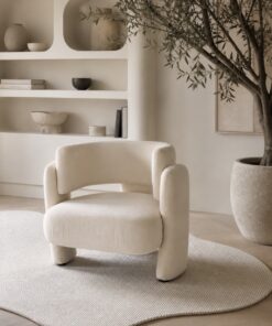 fauteuil-beige-japandi-stijl-stoel