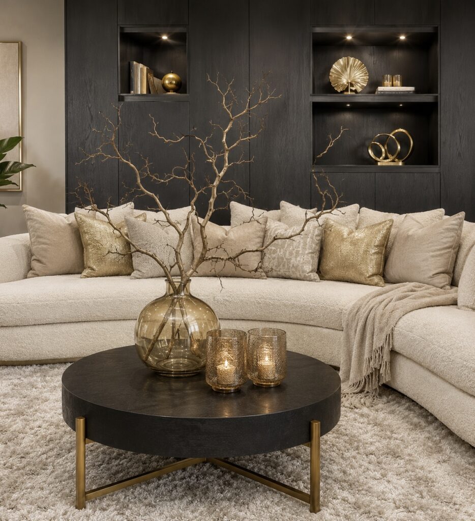 ronde-salontafel-tafel-rond-zwart-eiken-goud-hotel-chique