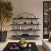 rond-wandmeubel-kast-zwart-eiken-zilver-hotel-chique-hotelchic