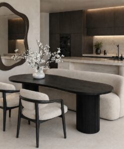 eettafel-wave-tafel-organische-vorm-zwart-eiken-japandi-hotel-chique