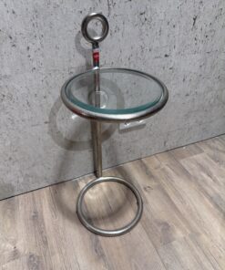 Bijzettafel zilver / Showroommodel / Magazijn leegverkoop