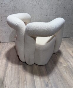 Alternative view of Fauteuil Teddy white / Showroommodel / Magazijn leegverkoop
