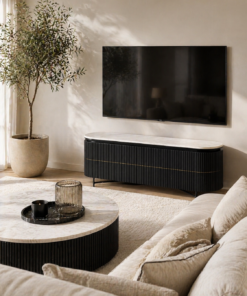 tv-meubel-mango-hout-zwart-wit-marmer