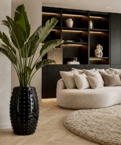 pot-plant-plantenpot-zwart-glanzend-hotel-chique