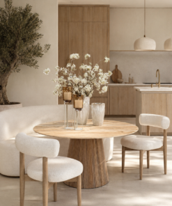ronde-eettafel-tafel-rond-eiken-hout-naturel-japandi-stijl