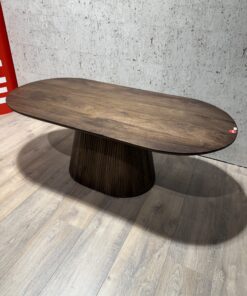 Salontafel ovaal mango bruin / Showroommodel / Magazijn leegverkoop