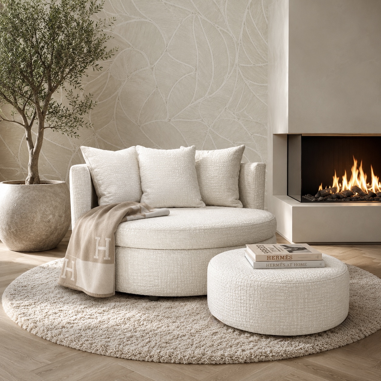 loveseat-ronde-fauteuil-hotel-chique