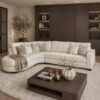 Luxe maatwerk bank Lavie van Dubbelman Design in hoogwaardige meubelstof